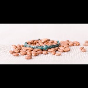 Oxidized bronze Patina bracelet
